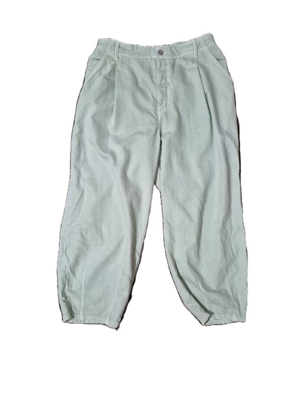 Pilcro Breaker Mid-Rise Tapered Pull-On Jeans  Mint Green Pull On Denim Size 31